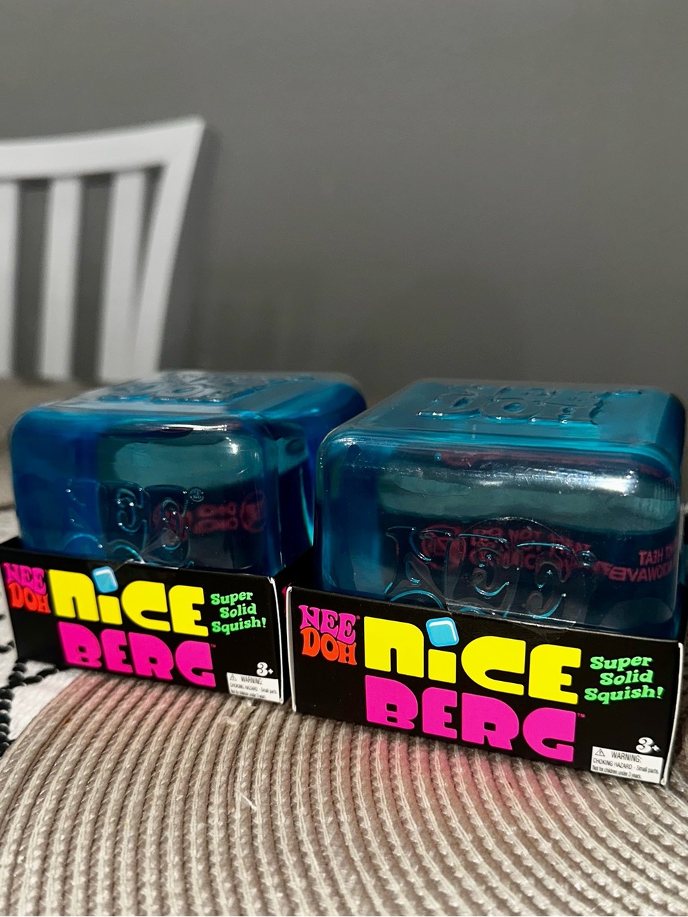 AUTHENTIC NeeDoh Nice Berg Blue Squish